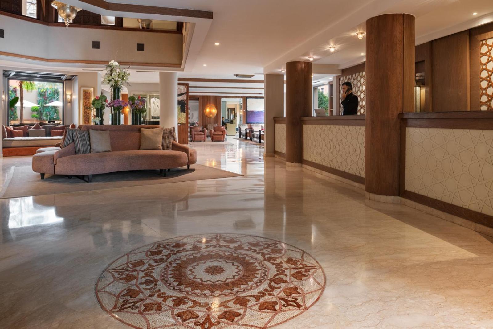 Hivernage Hotel & Spa Marrakesh Exterior photo Lobby