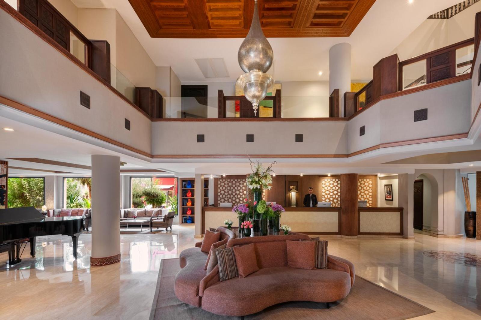 Hivernage Hotel & Spa Marrakesh Exterior photo The lobby of the hotel