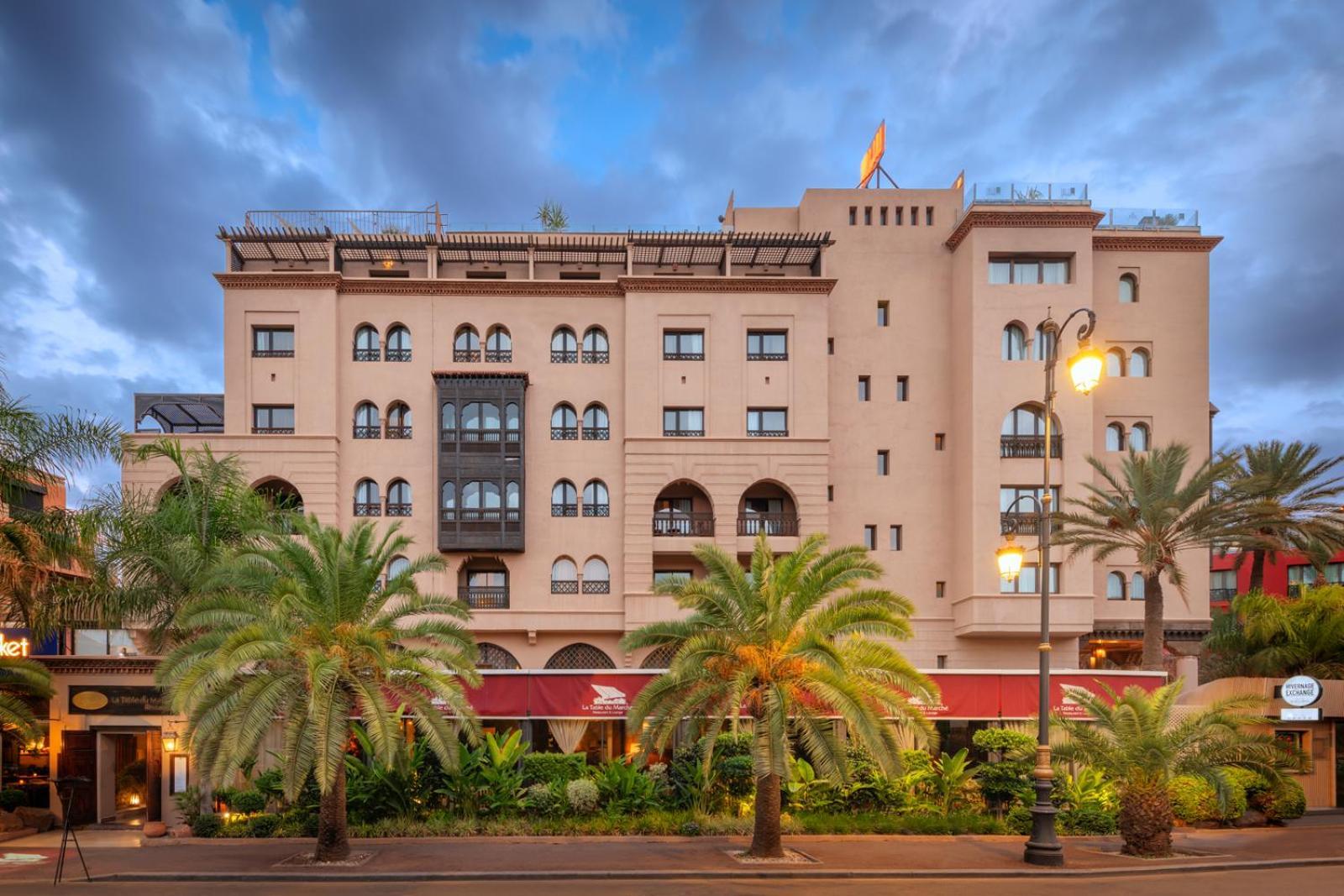 Hivernage Hotel & Spa Marrakesh Exterior photo The hotel in 2012